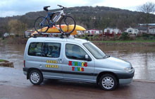 Kennys Taxi Service with Bike Rack